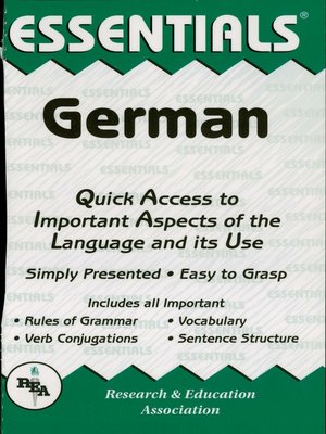 cover image of German Essentials